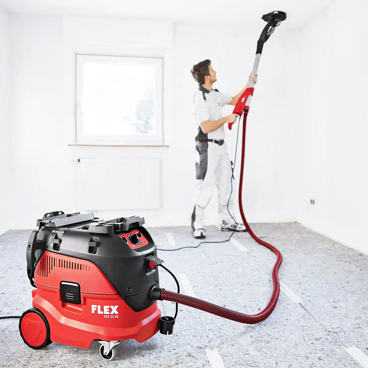 Levigatrice aspirapolvere Flex GE 6 X-EC + VCE 33 M AC Set + Carta abrasiva