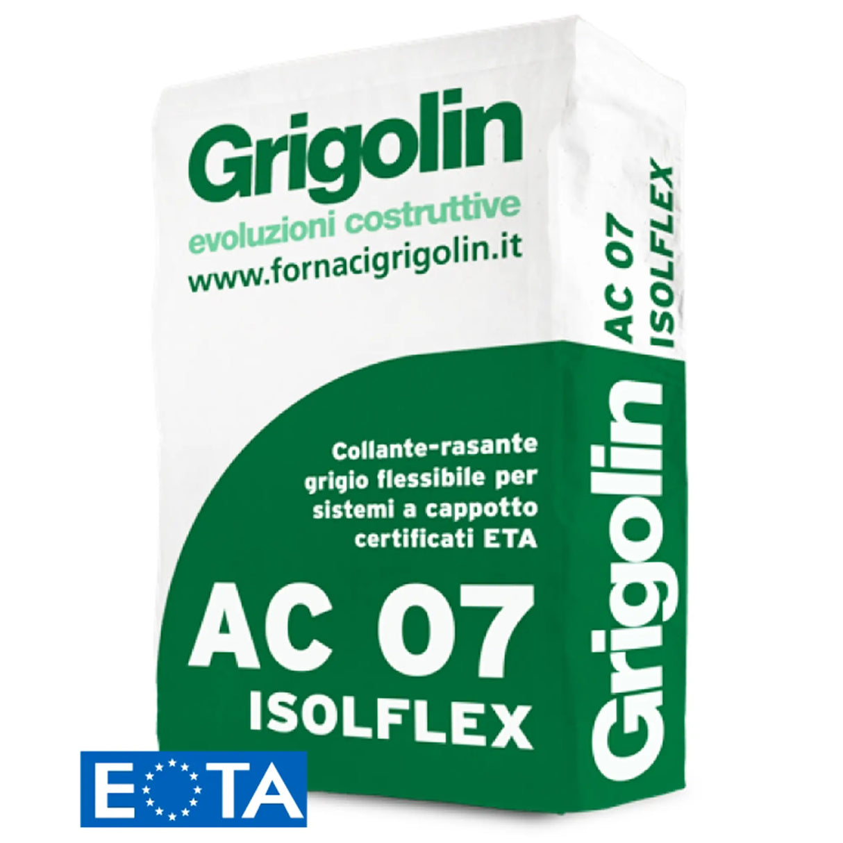 Collante Rasante Grigio Grigolin AC 07 Isolflex
