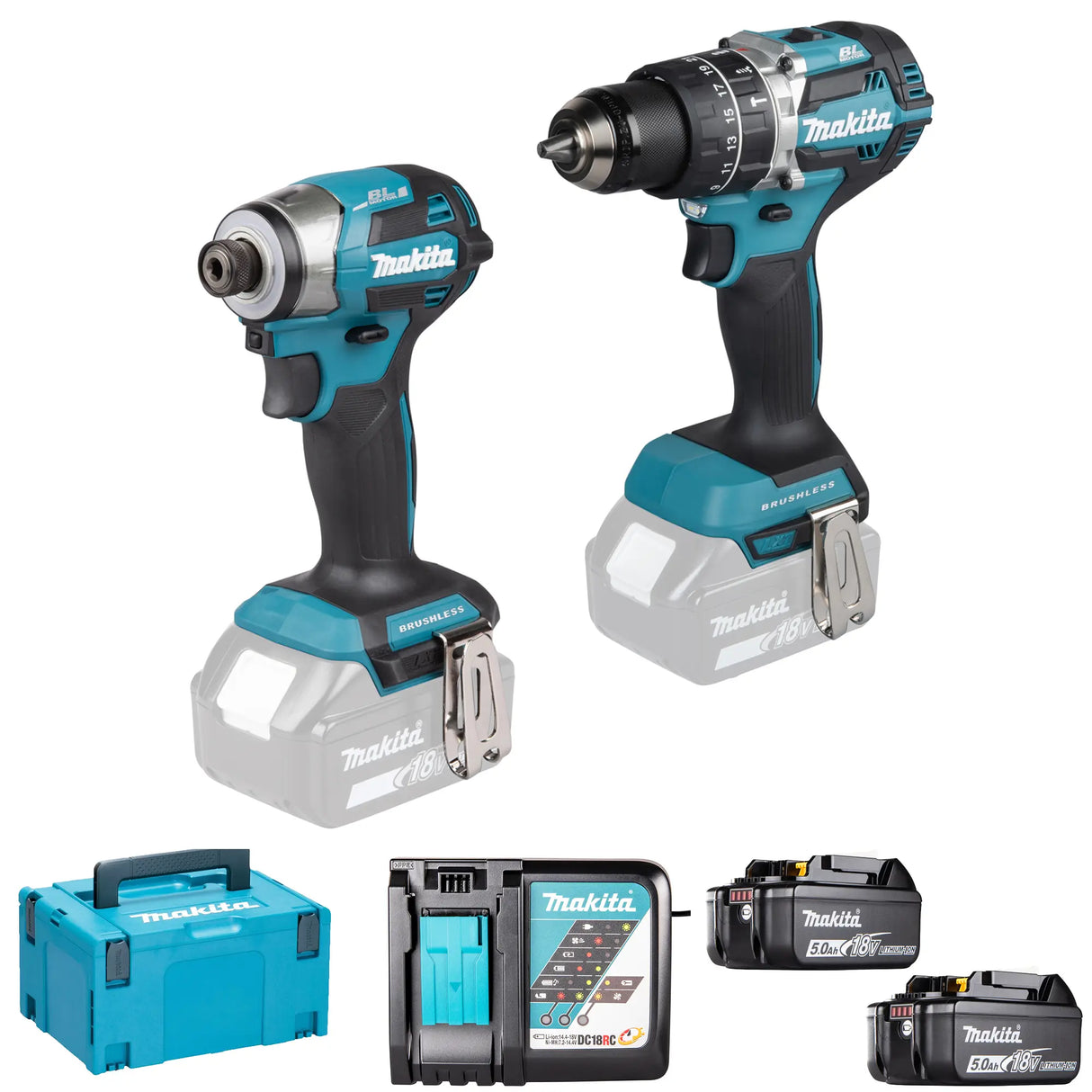 Combo Kit Makita DLX2575TJ 18V 5Ah
