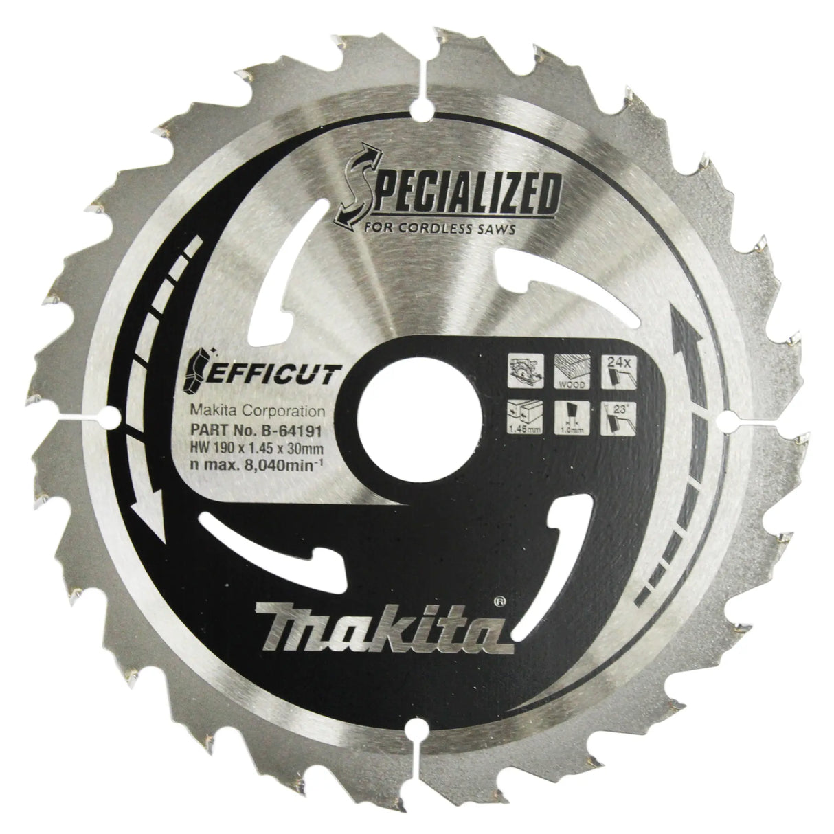 Disco Efficut T.C.T. Makita B-64191