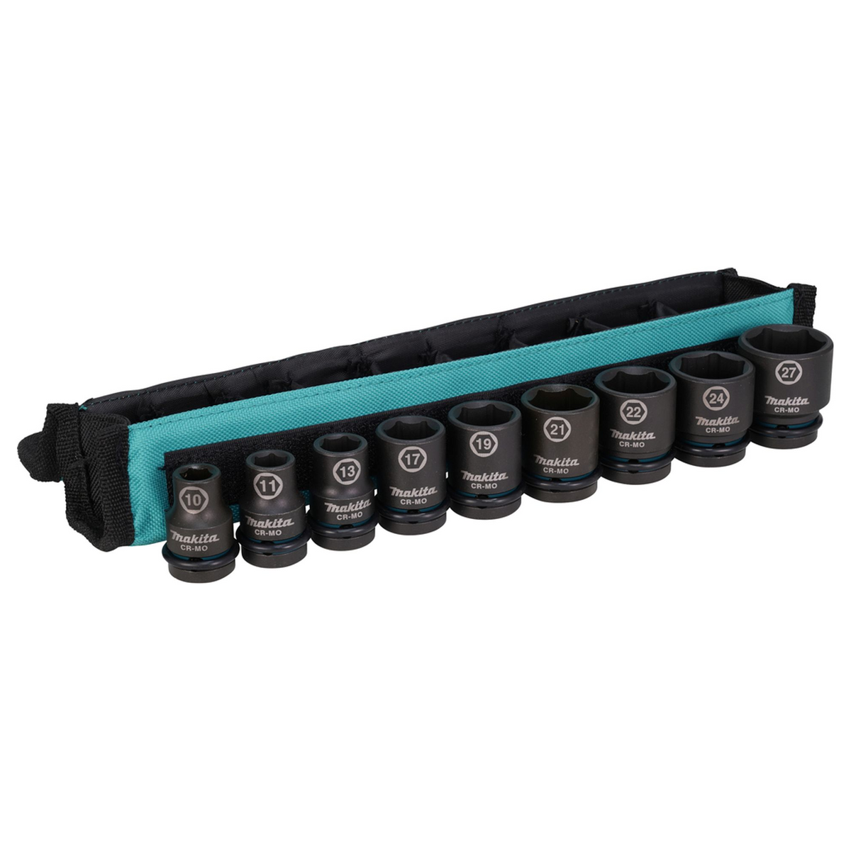 E-16617 - Compass Set Makita Impact Black E-16617 ½" 9 pcs Short - Image 2