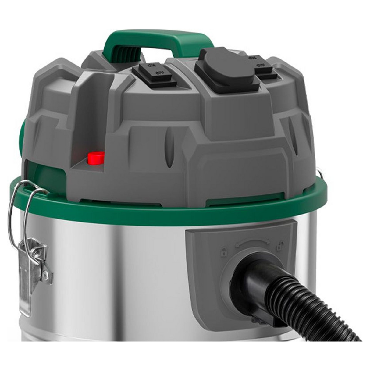 40035-00033 - Wet and Dry Vacuum Cleaner Lavor Dozzy Power 30XES 1400W Stainless Steel Keg 30L - Image 3