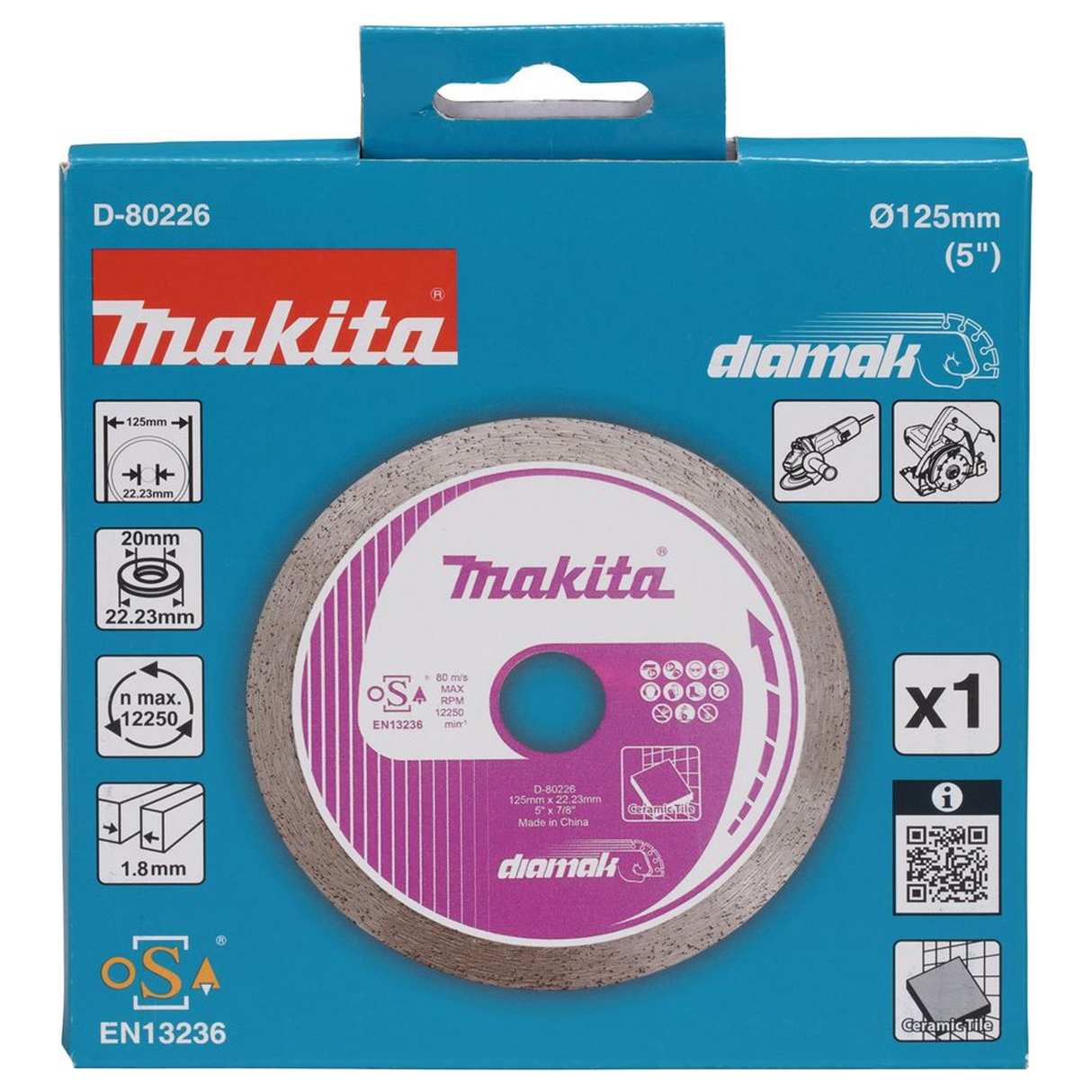 D-80226 - Diamond Disc Makita D-80226 125mm - Image 4