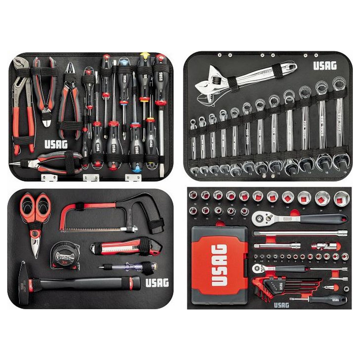 Valigia Assortimento Manutenzione Usag 002 MA 181 Pezzi