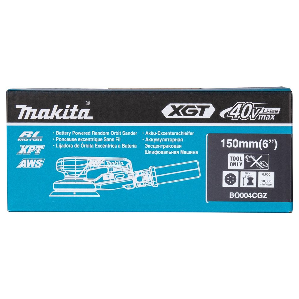 BO004CGZ - Random orbital sander Makita BO004CGZ 40V - Image 20