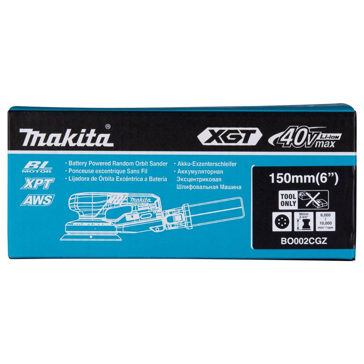 BO002CG - Random orbital sander Makita BO002CGZ 40V - Image 19