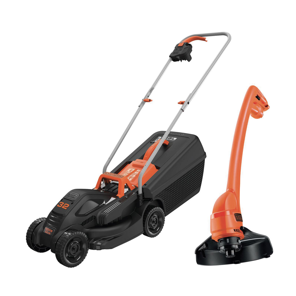 Set Tagliabordi con Rasaerba Black+Decker BEMW351GL2-QS 1000W