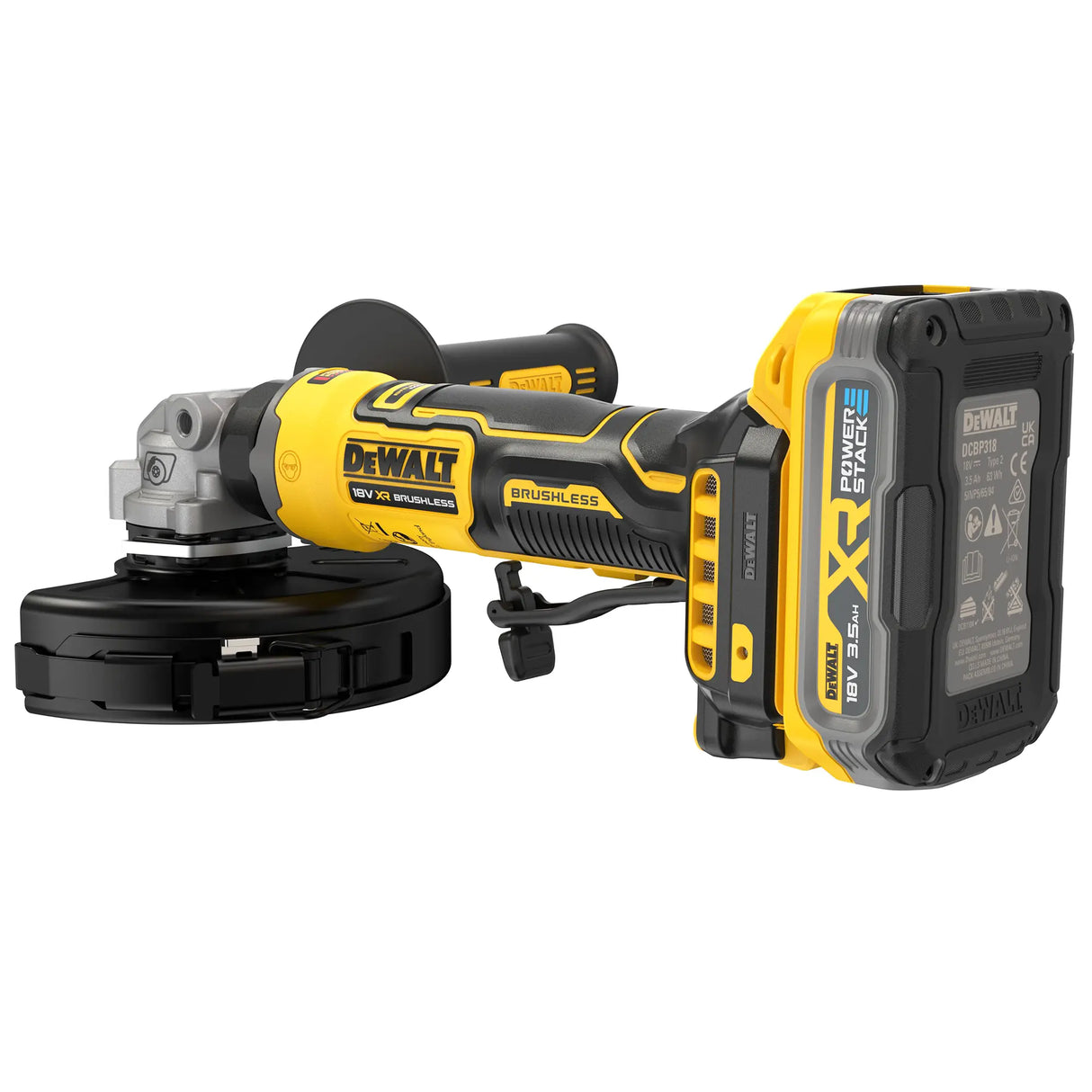 Smerigliatrice Dewalt DCG404S2T-QW 18V 3.5Ah