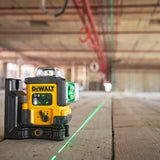 Tracciatore laser multilinea verde Dewalt DCLE14361GB-XJ