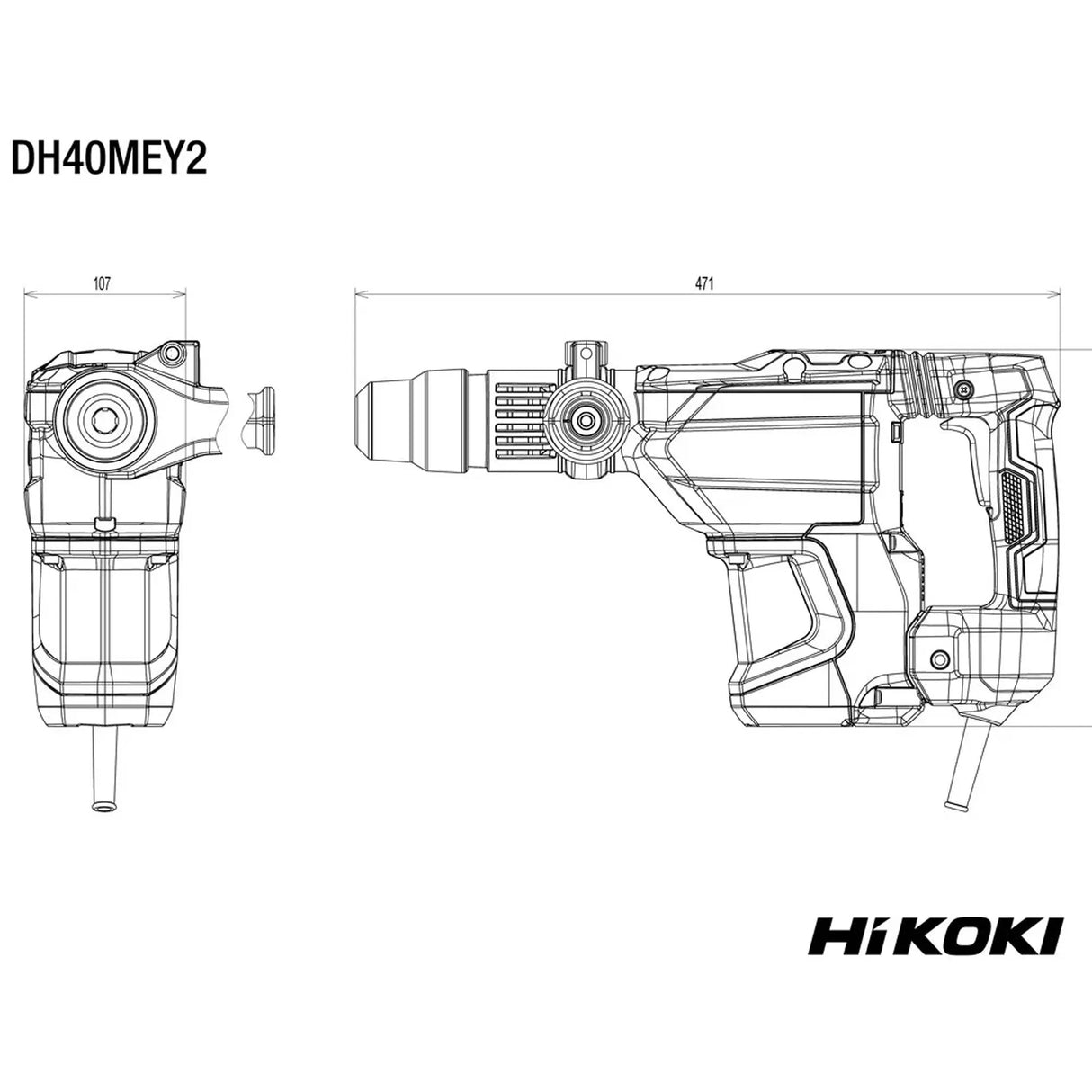 Martello combinato Hikoki DH40MEY2WSZ 1150W