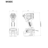 Avvitatore a Impulsi Hikoki WH36DCW2Z 36V