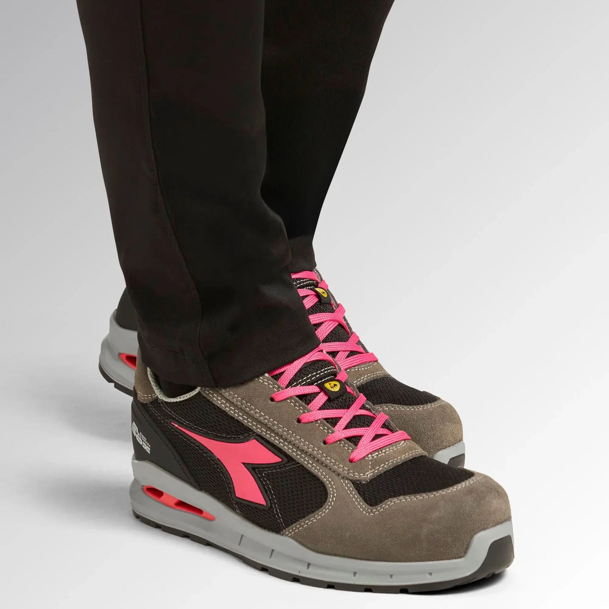Scarpa Antinfortunistica Diadora Run A.Box Lox S1PS Smoke