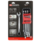 467B.JP10PB - Facom 467B.JP10PB 10-Piece Reversible Ratchet Wrench Set