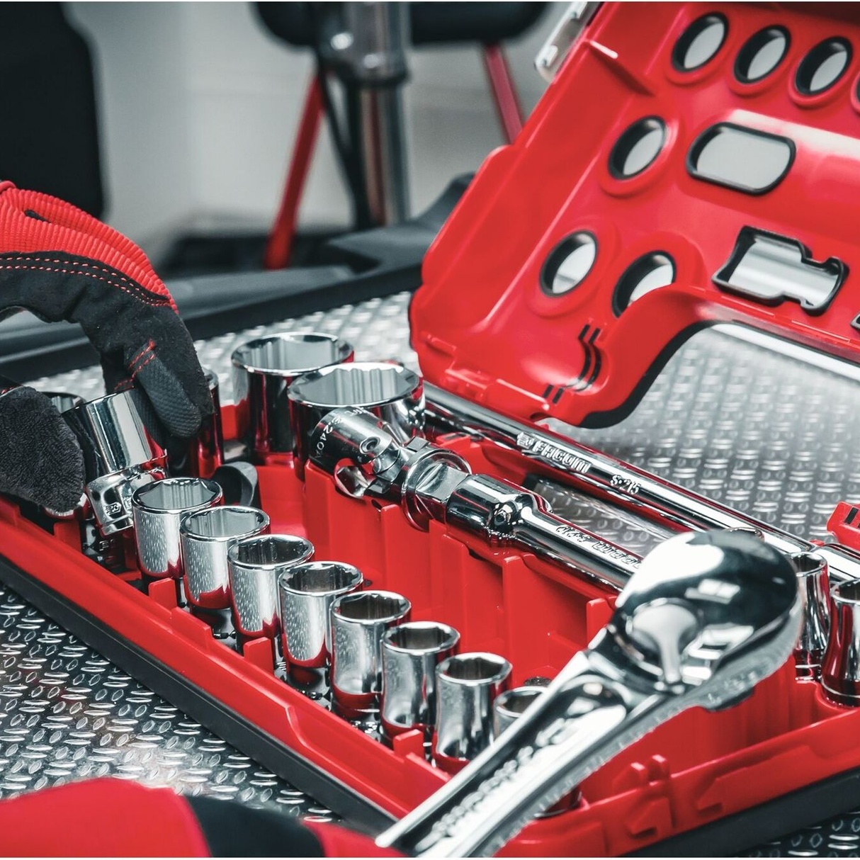 SL.DBOX1GRPPB - Facom SL.DBOX1GRPPB 1/2" OGV Grip 21-Piece Socket Wrench Set - Image 11