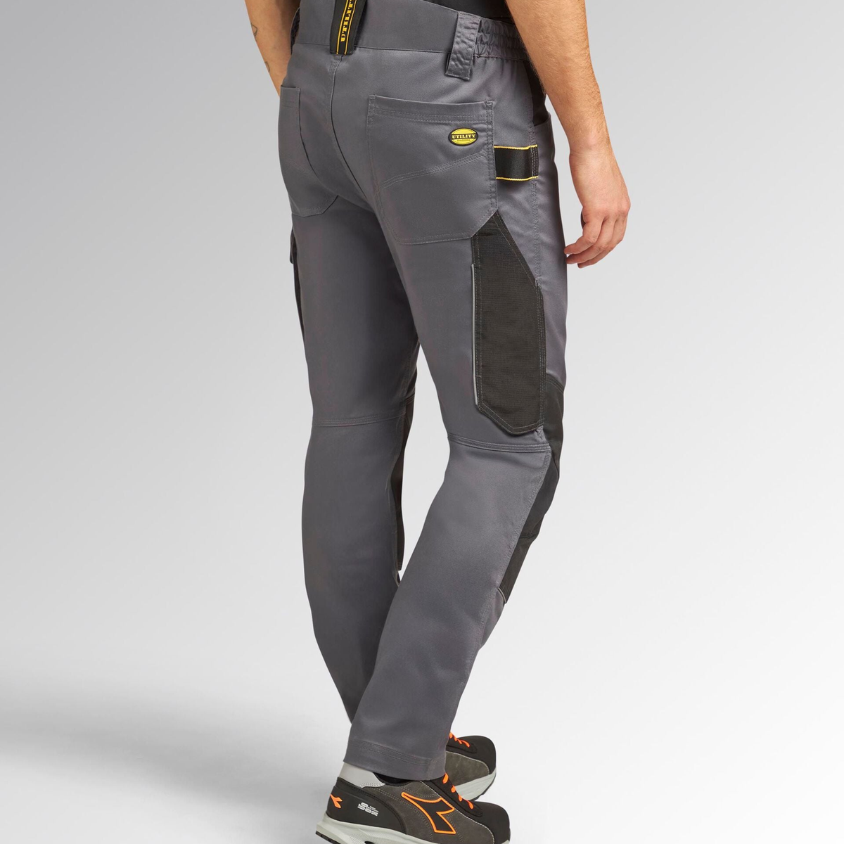 702.183065-75070 - Work Trousers Diadora Utility Rock Stretch Performance 2.0 Steel Grey - Image 3