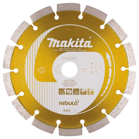 B-54019 - Disco Diamantato Makita B-54019 Nebula 180mm Umido e Secco - Immagine 2