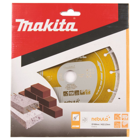 B-54019 - Disco Diamantato Makita B-54019 Nebula 180mm Umido e Secco - Immagine 3