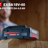 Batteria Bosch Expert EXBA18V-40 18V 4Ah