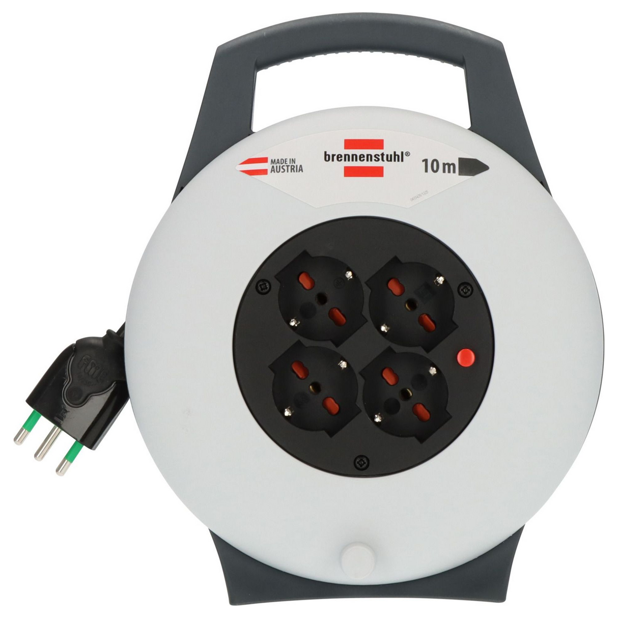 1093655 - Brennenstuhl Vario Line X 4-Socket Cable Reel 10m H05VV-F 3G1.5 - Image 2