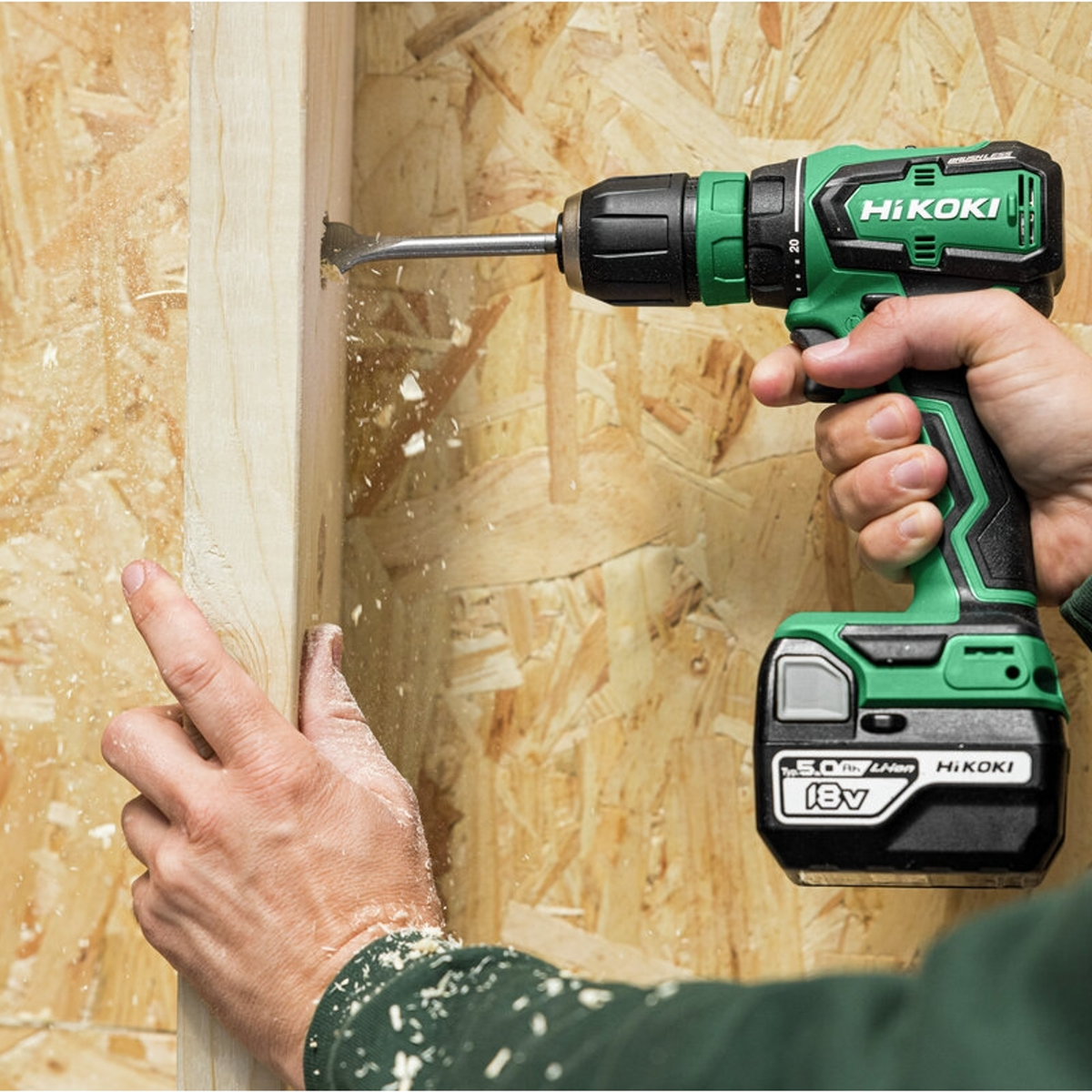 DS18DDQWRZ - HiKOKI DS18DDQWRZ 18V 2x2Ah Cordless Drill Driver - Image 3