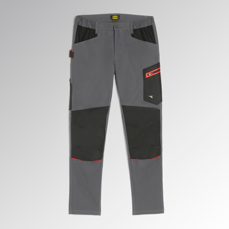 702.183064-75070- - Work Trousers Diadora Utility Pant Stretch Performance 2.0 Steel Grey