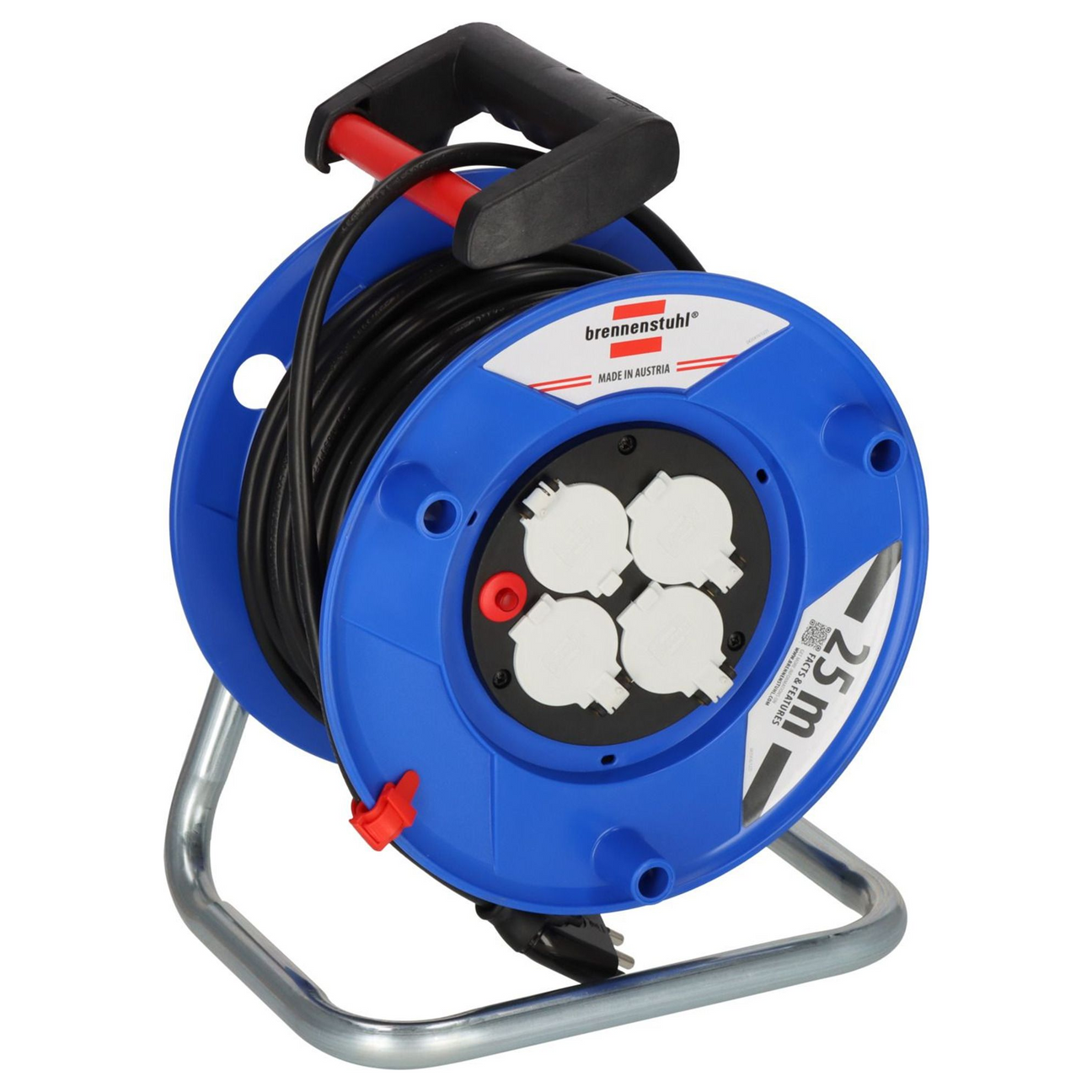 1218055 - Brennenstuhl Garant ST 240 Cable Reel 25m H05VV-F 3G1.5