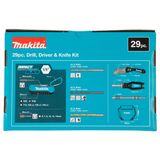 E-30053 - Screwdriver and Drilling Set Makita E-30053 29 Pieces - Image 4