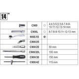 Valigetta per manutenzione generale Beta BW 2046E/C116