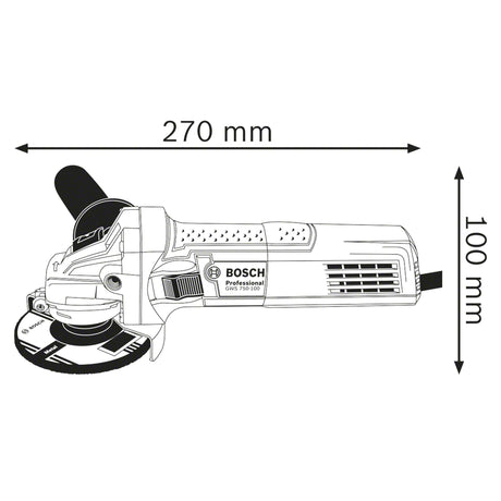 Smerigliatrice Bosch GWS 750 750W